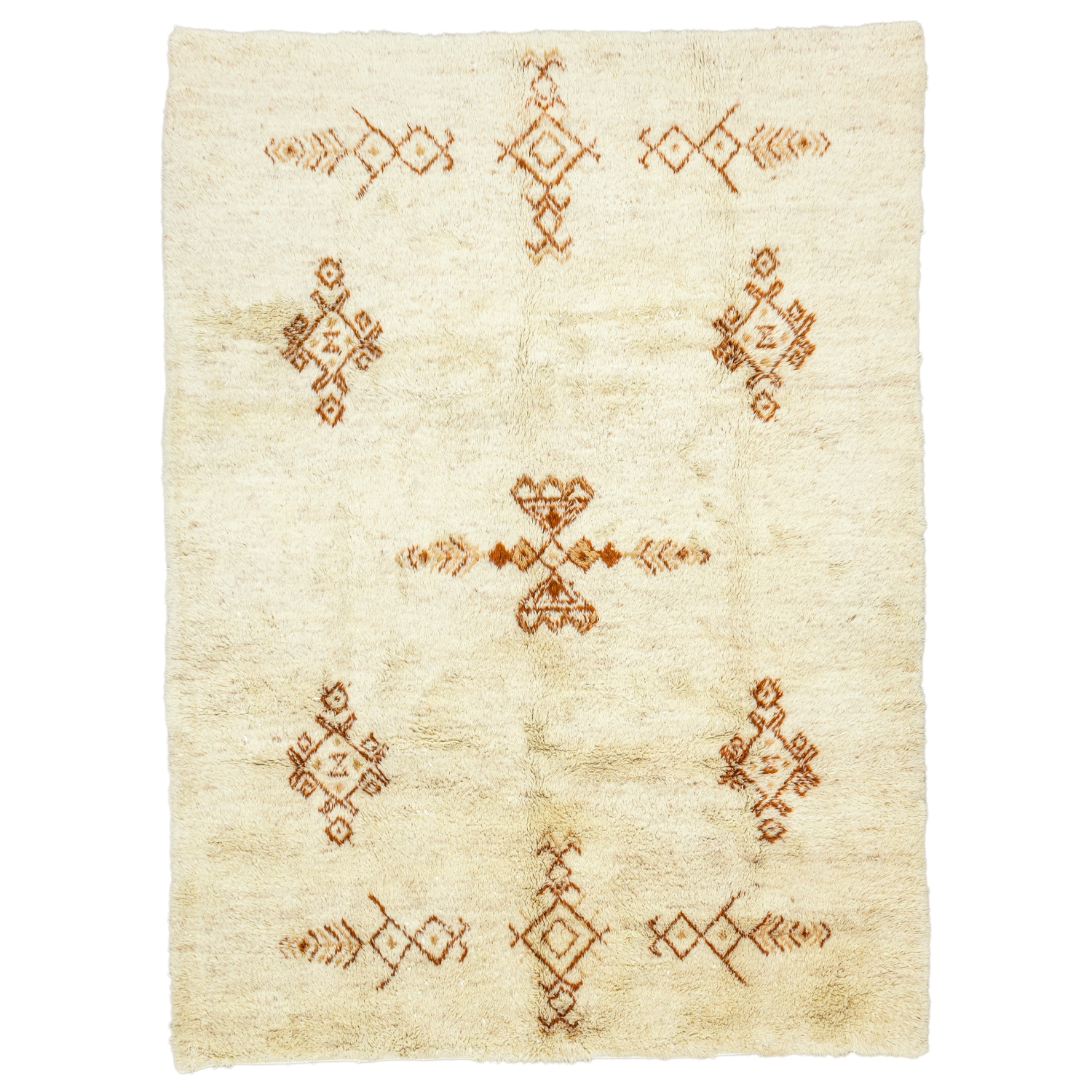 Damascus Primitive Hand-woven Moroccan Rug 243x330 Cm