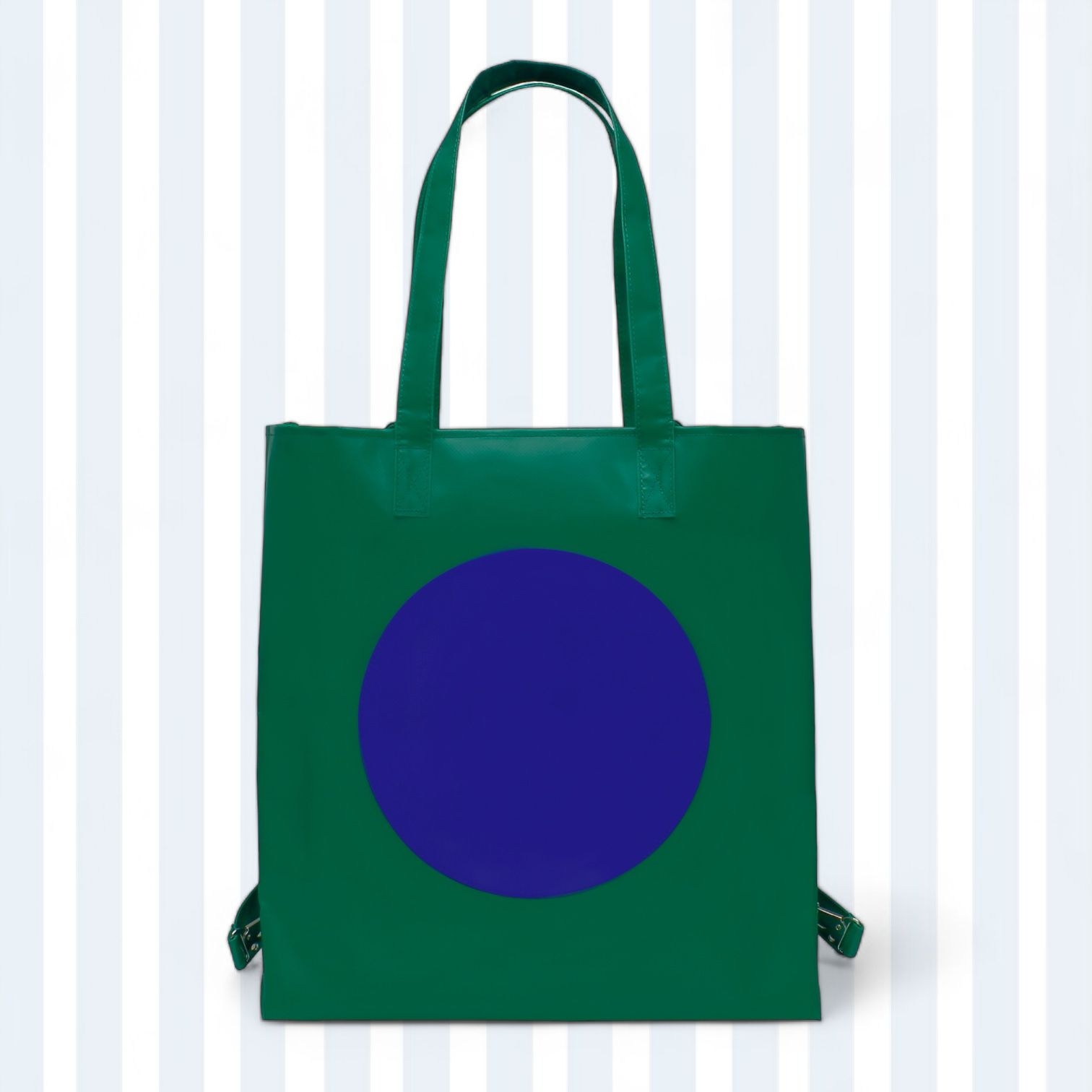 Green W/ Blue Dot Bag