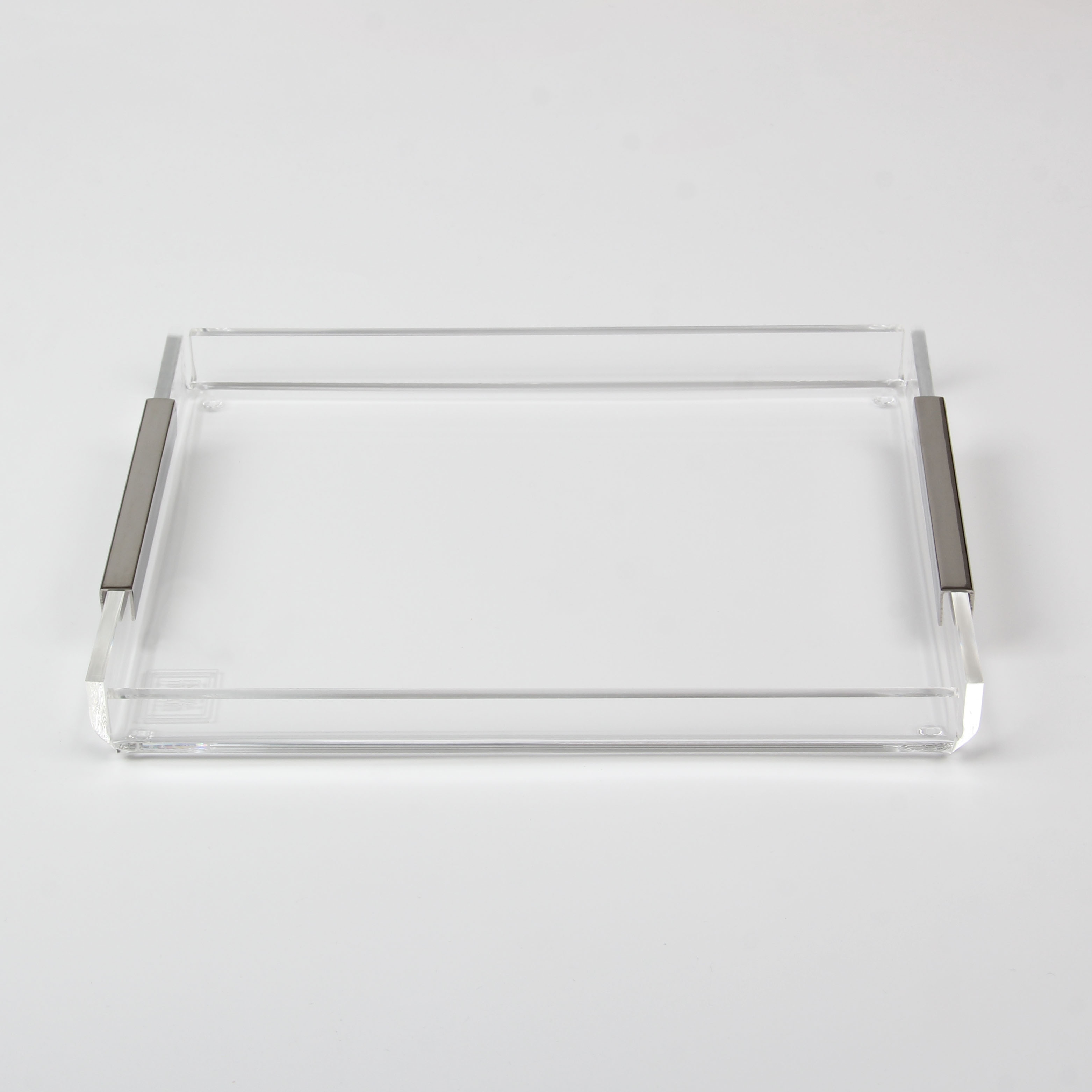 Small Tray With Silver Detail