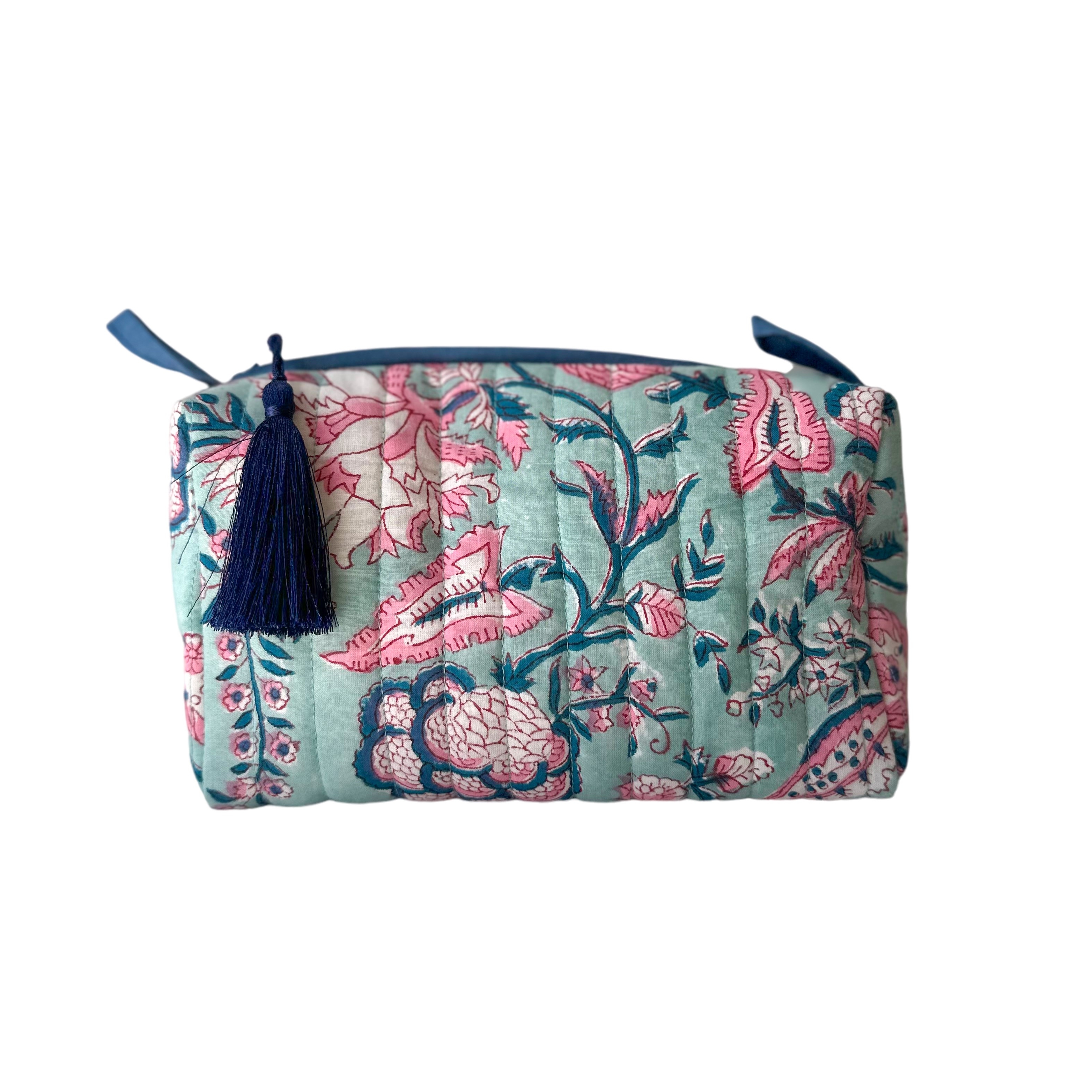 Bella Quilted Makeup Bag