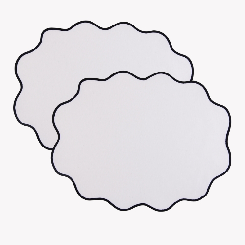 Scalloped Placemat Set Of 2