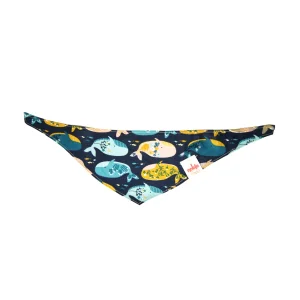 Whale Patterned Dog Scarf