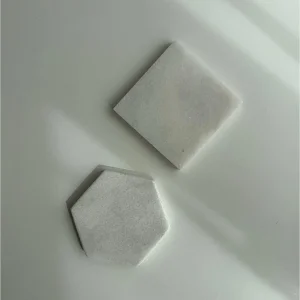 Bees Cup Mat Mermer Bardak Altlığı 2'li - Il