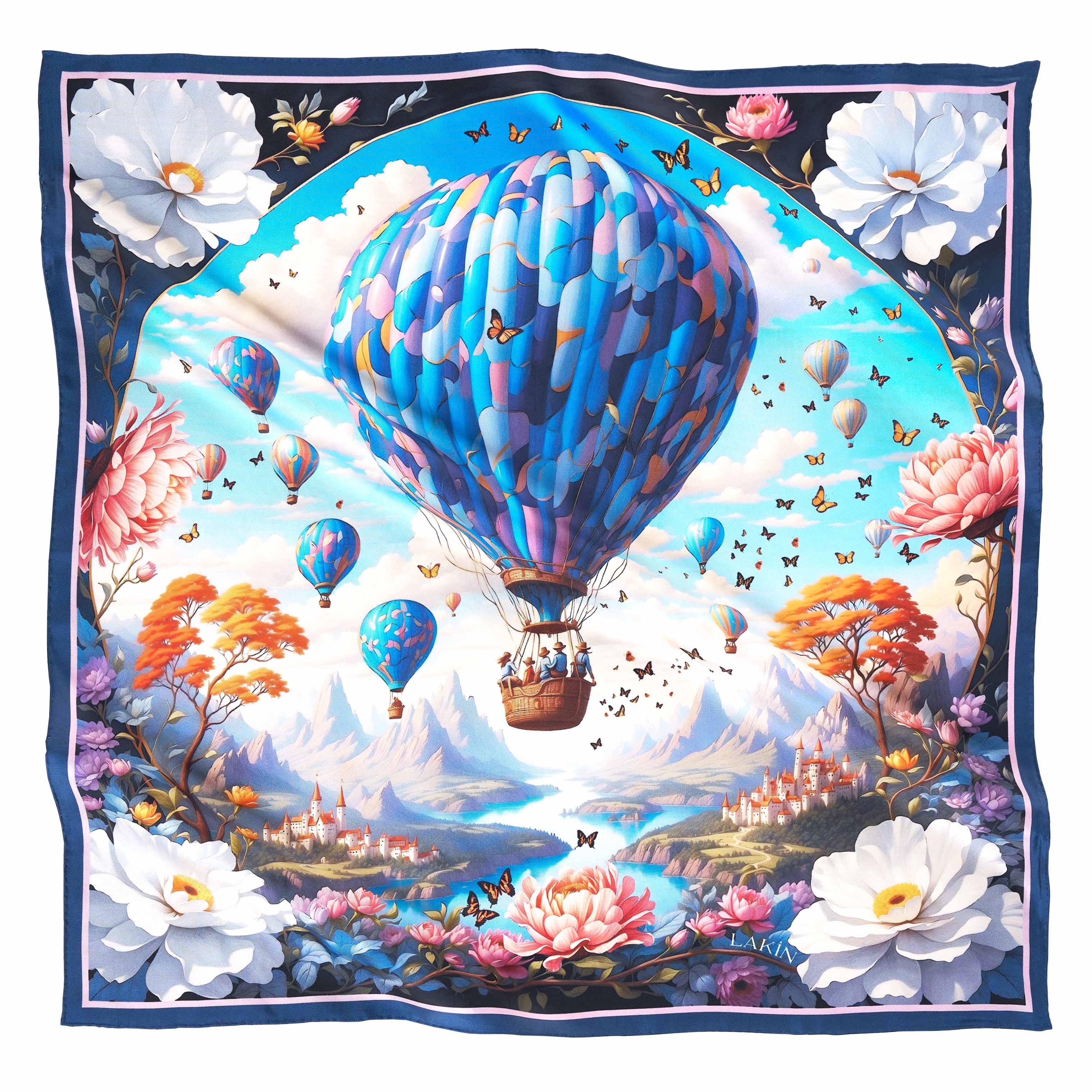 Camelot Trip Twill Silk Scarf