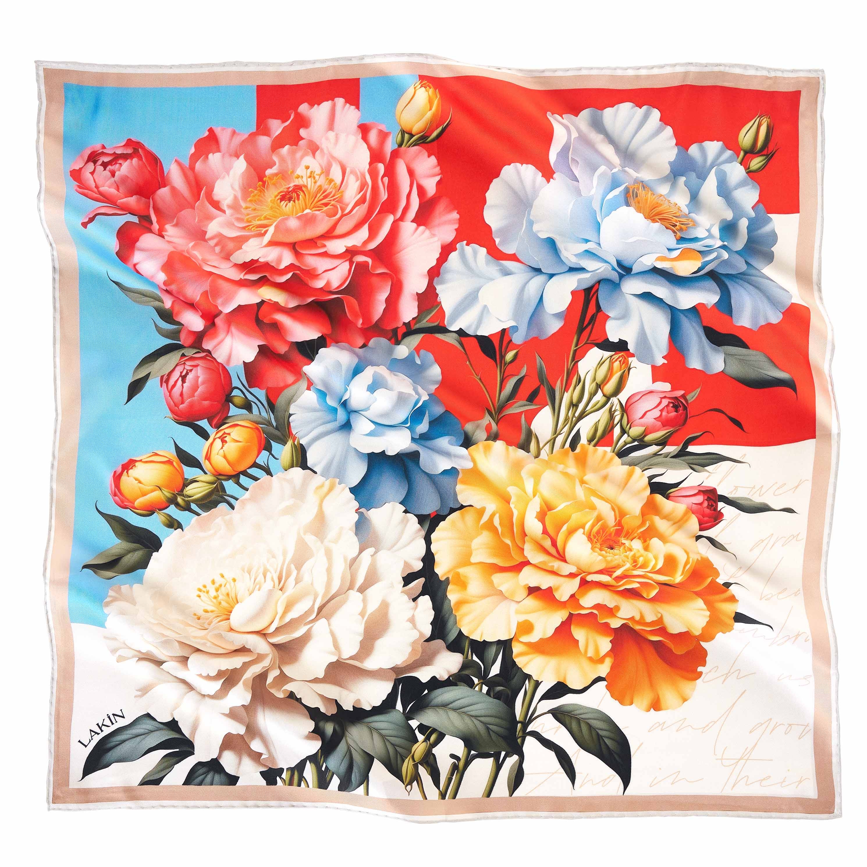 Cammelia Sonnet Twill Silk Scarf