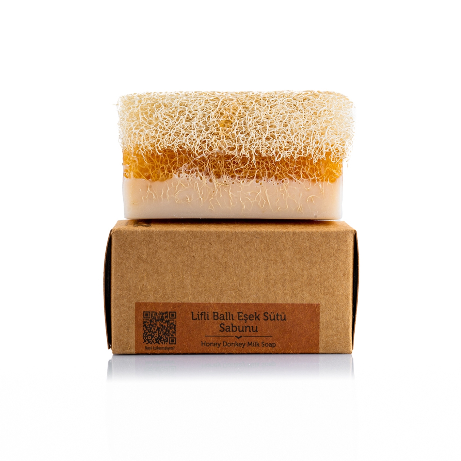 Loofah Fibre & Donkey Milk With Honey Soap