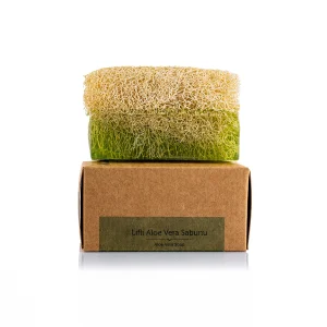 Natural Pumpkin Fiber Aloe Vera Soap
